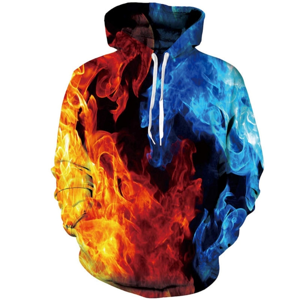 Ice & Fire Smoke Hoodie